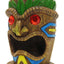 Penn - Plax Tiki Mask - Gazer Aquarium Ornament Brown/Green 4in SM