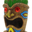 Penn-Plax Tiki Mask-Gazer Aquarium Ornament Brown/Green 4in SM