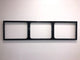 Perfecto Top/bottom Frame Black 72x24 {L - 1} - Aquarium