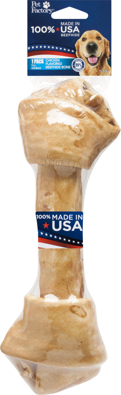 Pet Factory USA 9-10" Chicken Basted Bone {L-1} 949060 094983347092