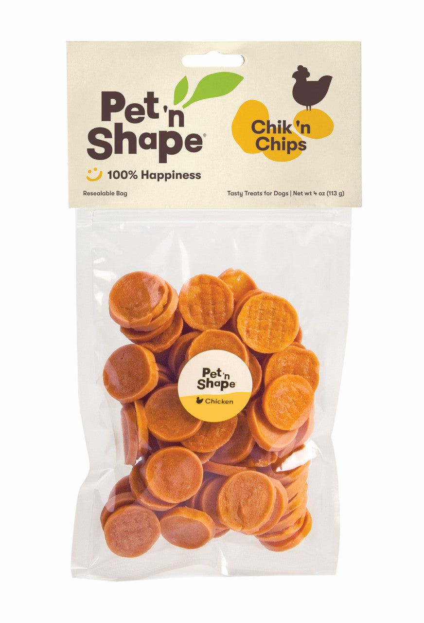 Pet 'N Shape Chik 'n Chips Dog Treat 4 oz
