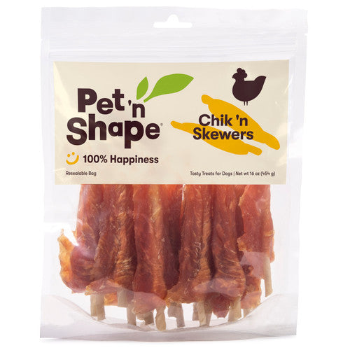 Pet ’N Shape Chik Skewers Dog Treat 16 oz