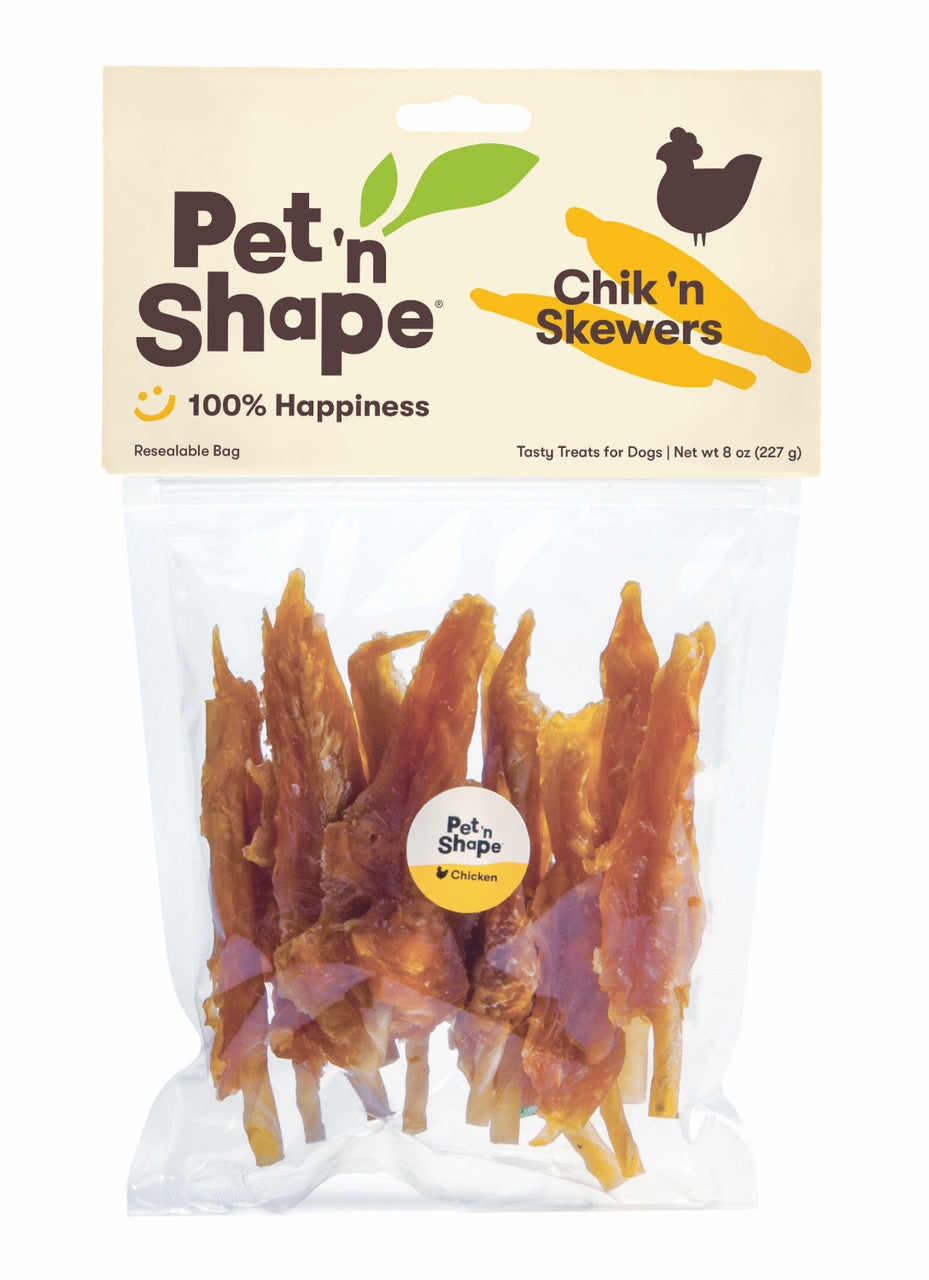 Pet 'N Shape Chik 'n Skewers Dog Treat 8 oz