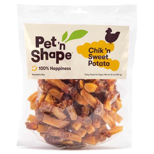 Pet ’N Shape Chik Sweet Potato Dog Treat 16 oz