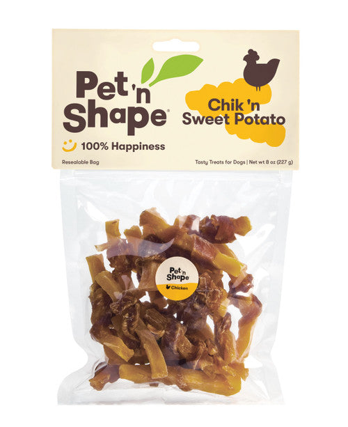 Pet ’N Shape Chik Sweet Potato Dog Treat 8 oz