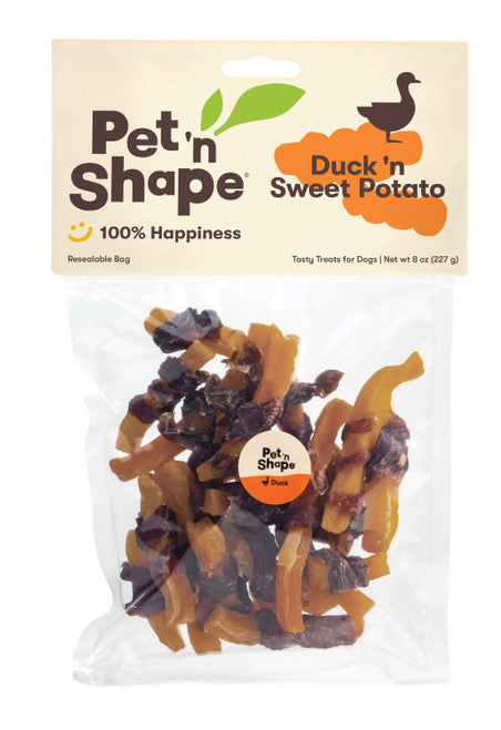 Pet ’N Shape Duck Sweet Potato Dog Treat 8 oz