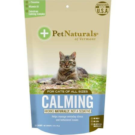 Pet Naturals Of Vermont Calm Cat Chew 1.59z !{L-x} 266086 026664003638