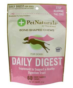 Pet Naturals Of Vermont Daily Probiotic Dog Chews-60 Count-{L+x} 026664875365