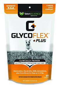 Pet Naturals Of Vermont Vetriscience Glycoflex Plus Small Breed Joint Support Bite - sized Dog Chews - 60 Count - {L