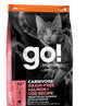 Petcurean GO! CARNIVORE Grain Free Salmon + Cod Recipe for cats 8lb {L - 1}152247 - Cat