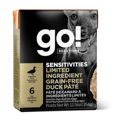 Petcurean GO! SENSITIVITIES Limited Ingredient Grain Free Duck P t 12/12.5oz {L - 1} 152296 - Dog