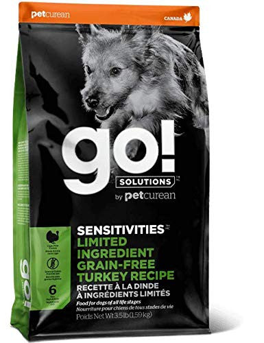 Petcurean GO! SENSITIVITIES Limited Ingredient Grain Free Turkey Dog 22lb {L-1} 152269 815260005876