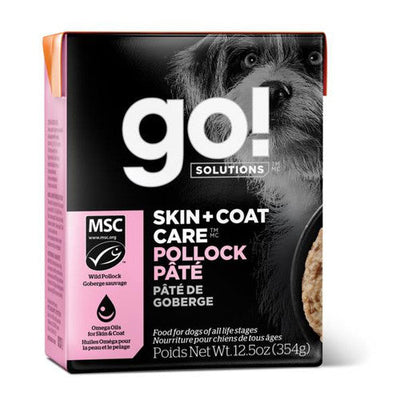 Petcurean GO! SKIN + COAT CARE Pollock P t for dogs 12/12.5oz {L - 1} 152298 - Dog