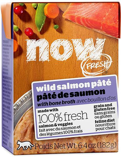 Petcurean NOW FRESH Grain Free Wild Salmon Pate Cat 24/6.4Z {L-1}152103 815260004107