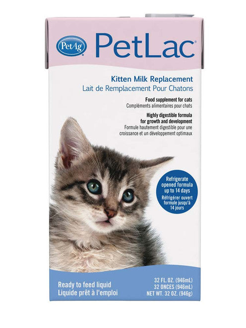 PetLac Kitten Milk Replacement Liquid 32 fl. oz - Cat