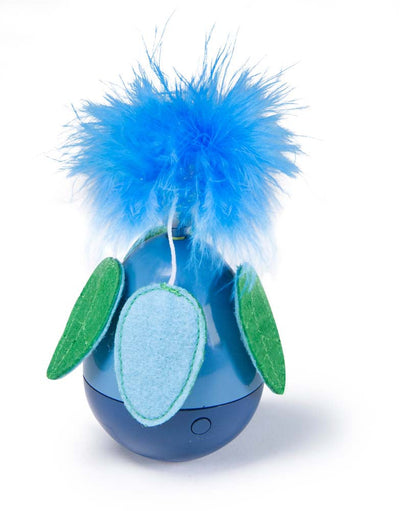 Petlinks Dizzy Thing Spinning Cat Toy Blue, Green One Size