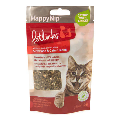 Petlinks HappyNip Silvervine Catnip Blend Catnip 0.5oz