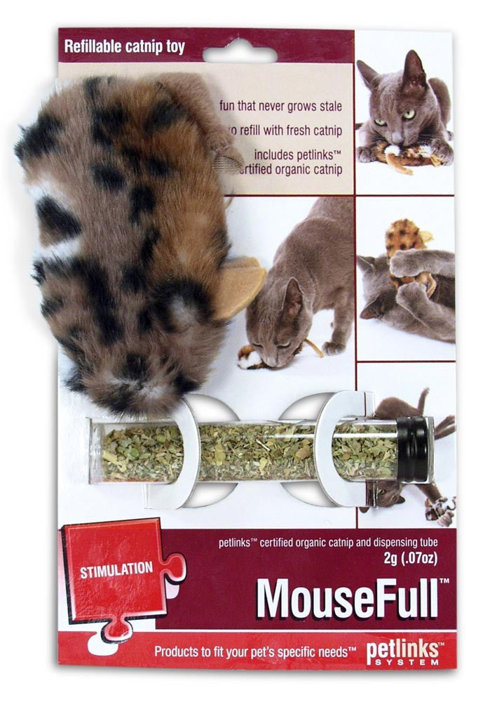 Petlinks Mouse Full Refillable Catnip Toy Assorted