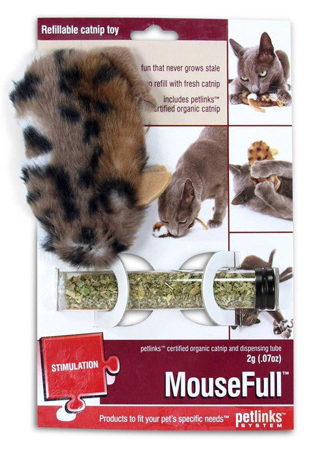 Petlinks Mouse Full Refillable Catnip Toy Assorted - Cat