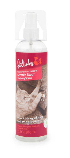 Petlinks Scratch Stop Cat Scratching Deterrent Spray 13.5 Ounces