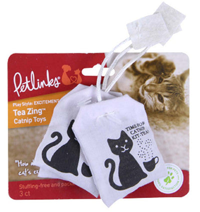 Petlinks Tea Zing 100% Catnip Toy Assorted 3 Pack - Cat