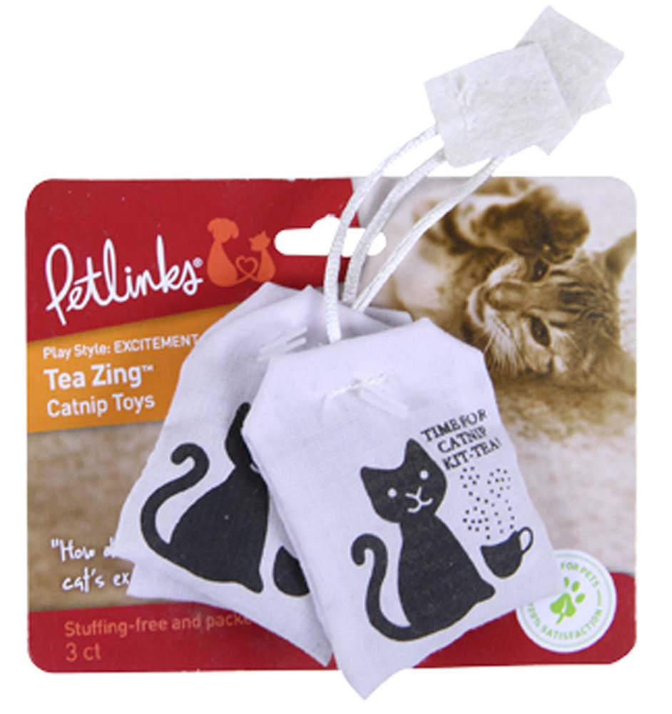 Petlinks Tea Zing 100% Catnip Toy Assorted 3 Pack