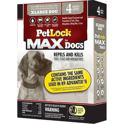 PetLock Max XLarge Dog 4ct {L+1} 183036 818145017070