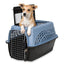 Petmate 2 Door Top Load Dog Kennel Pearl Ash Blue Black 24