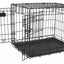 Petmate 2 Door Training Retreat Dog Kennel Black 24