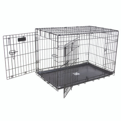 Petmate 2 Door Training Retreat Dog Kennel Black 30 in