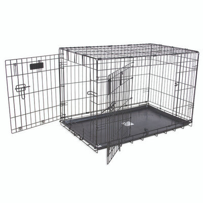 Petmate 2 Door Training Retreat Dog Kennel Black 30