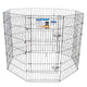 Petmate Exercise Pen with Door Black 48 in - Dog