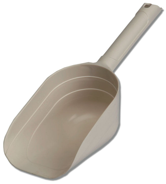 Petmate Pet Food Scoop with Microban Mason Silver MD