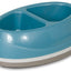 Petmate Ultra Double Diner Dog Bowl Lightweight Assorted LG