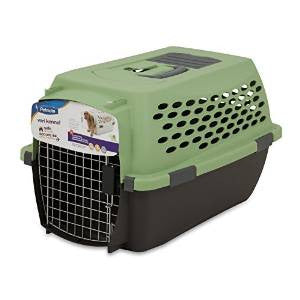 Petmate Vari Kennel Pearl Raspberry/Black 24" 15-20lb {L-b}290291 029695218507