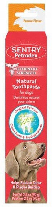 Petrodex Natural Toothpaste for Dogs Peanut Butter 2.5 oz - Dog