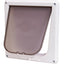 PetSafe Deluxe 4 - Way Cat Door White Grey