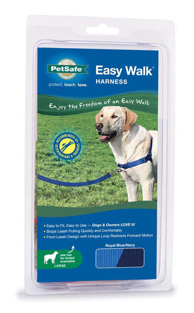 PetSafe Easy Walk Dog Harness Royal Blue/Navy LG