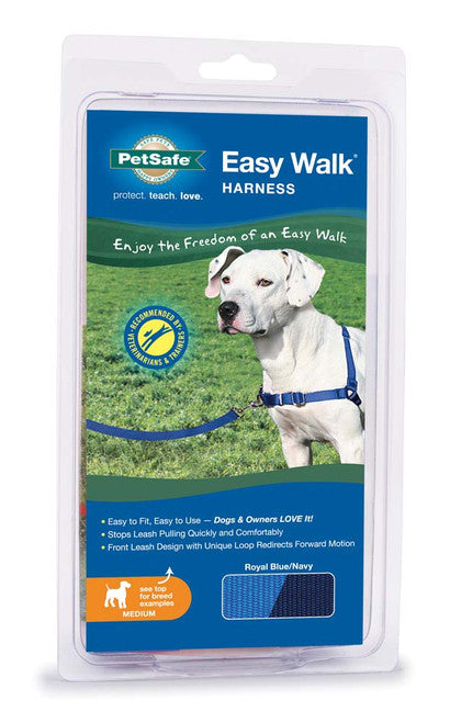 PetSafe Easy Walk Dog Harness Royal Blue/Navy MD