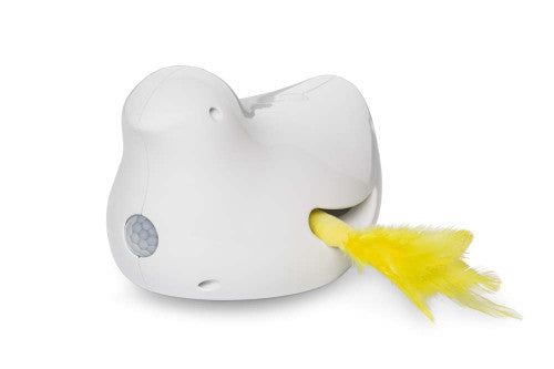 PetSafe Peek - A - Bird Automatic Cat Toy White One Size