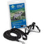 PetSafe Premier Come With Me Kitty Harness & Bungee Leash Combo Black/Silver LG - Cat