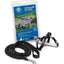 PetSafe Premier Come With Me Kitty Harness & Bungee Leash Combo Black/Silver LG