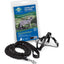 PetSafe Premier Come With Me Kitty Harness & Bungee Leash Combo Black/Silver MD - Cat