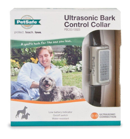 PetSafe Ultrasonic Bark Control Collar Black White One Size - Dog