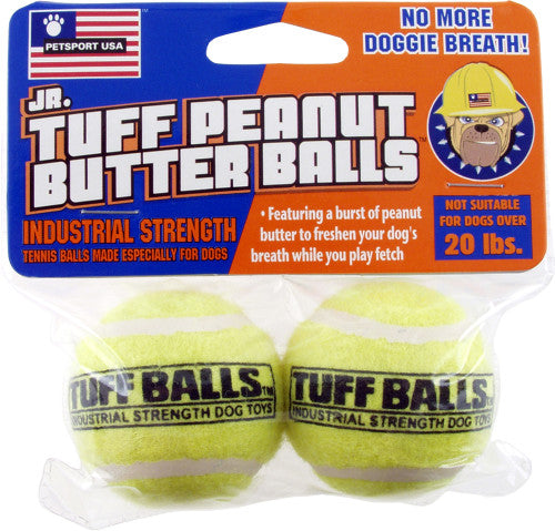 Petsport USA Jr. Peanut Butter Balls Dog toy Assorted 2 Pack 1.8