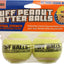 Petsport USA Peanut Butter Balls Dog toy Brown 2 Pack 2.5 in