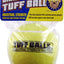 Petsport USA Tuff Ball Dog toy Yellow 1 Pack 4