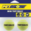 Petsport USA Tuff Ball Dog toy Yellow 2 Pack 1.5 in