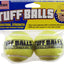 Petsport USA Tuff Ball Dog toy Yellow 2 Pack 2.5 in