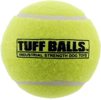 Petsport USA Tuff Ball Dog toy Yellow Bulk 2.5 in